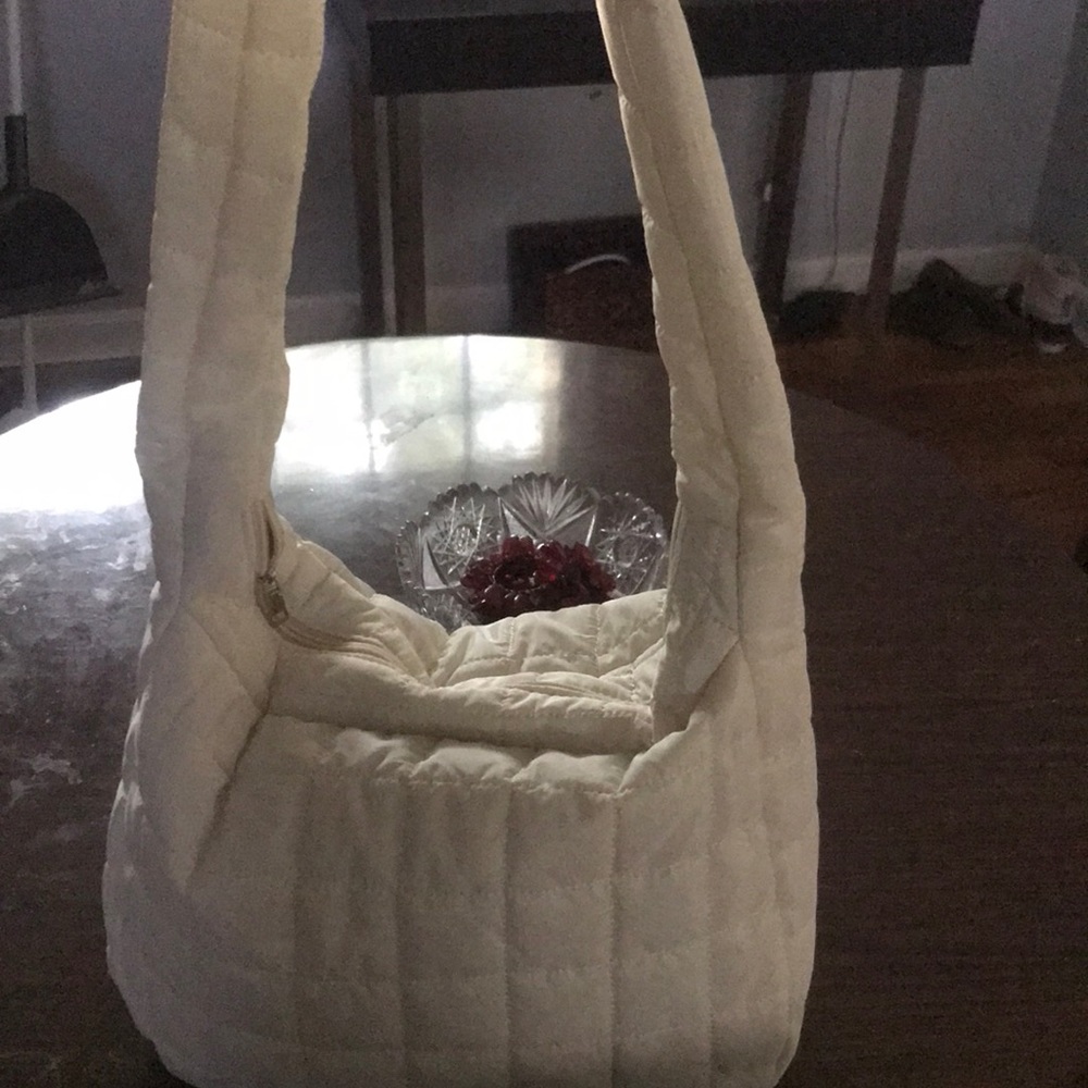 White puff bag